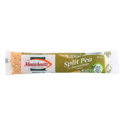 Manischewitz Split Pea Soup Mix with Case of 24 (6 Oz. Each)