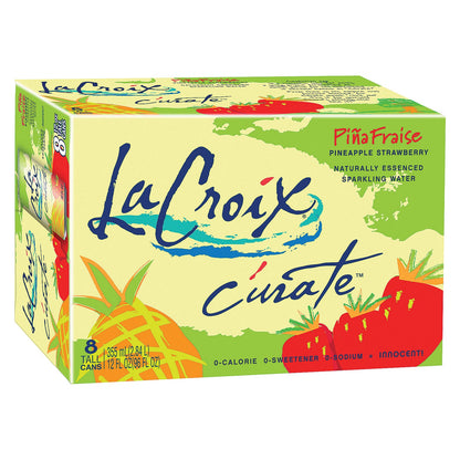 Lacroix Sparkling Water - Pina Fraise - 12 Fl Oz. - Case of 3 Bottles
