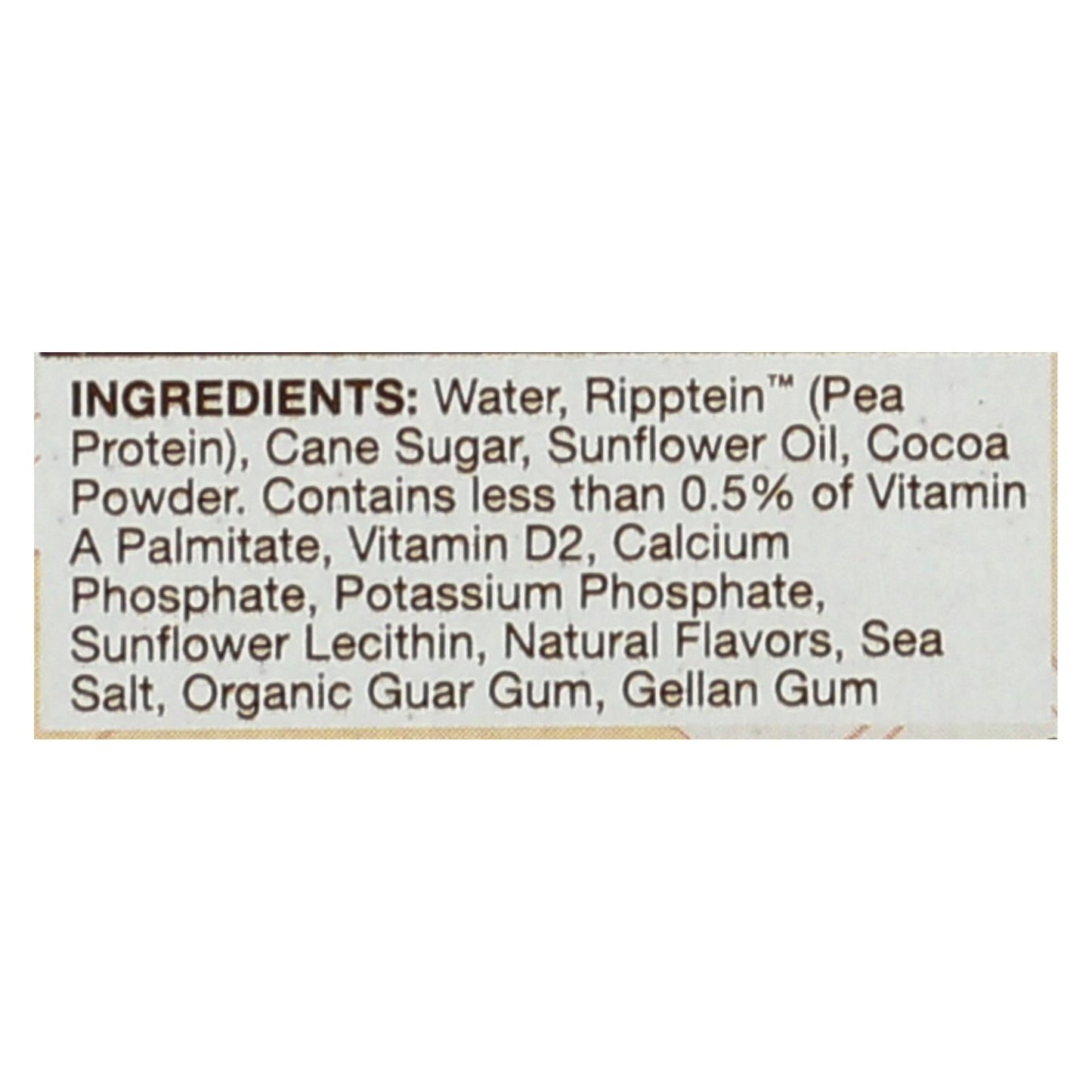 Ripple Plant-Based Chocolate Aseptic Pea Protein 8 Fl. Oz. 4-Pack