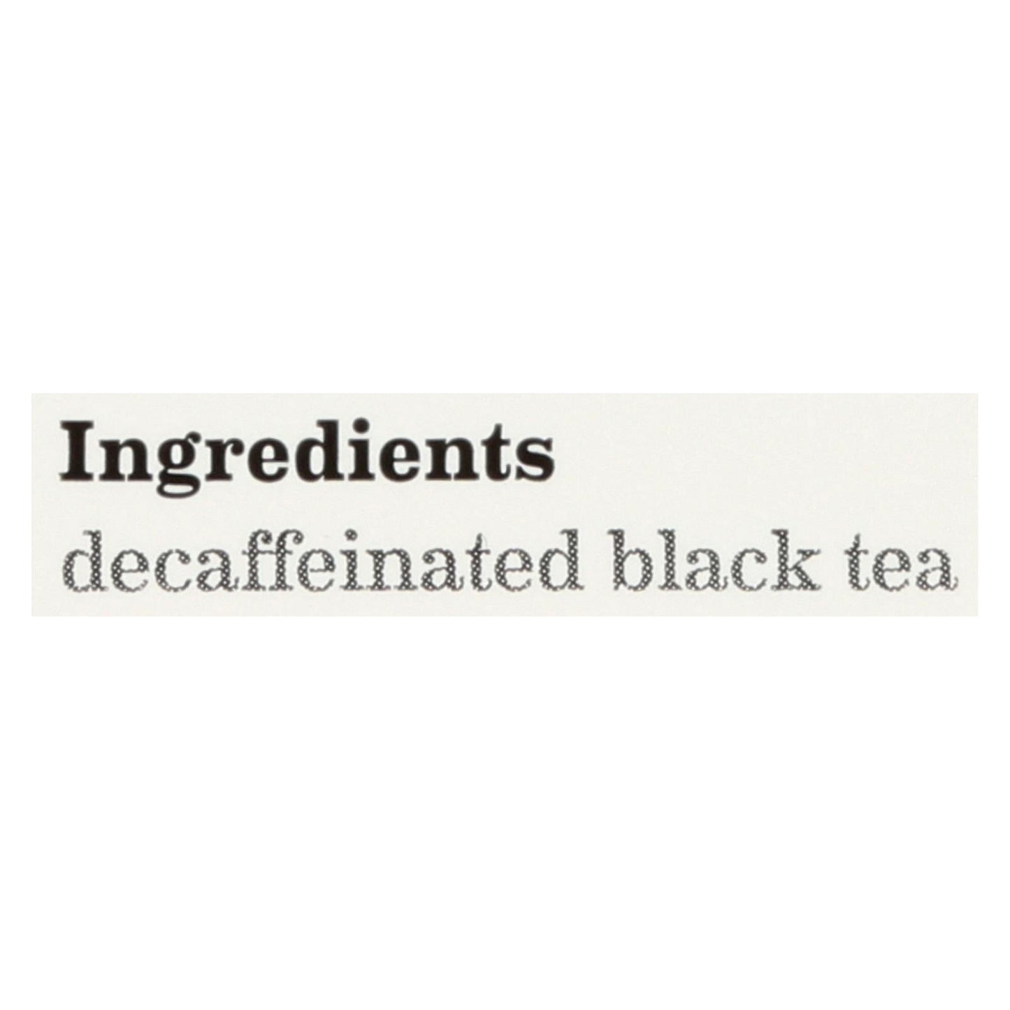 Bigelow English Teatime Decaf Black Tea, 20 Bags, Case of 6