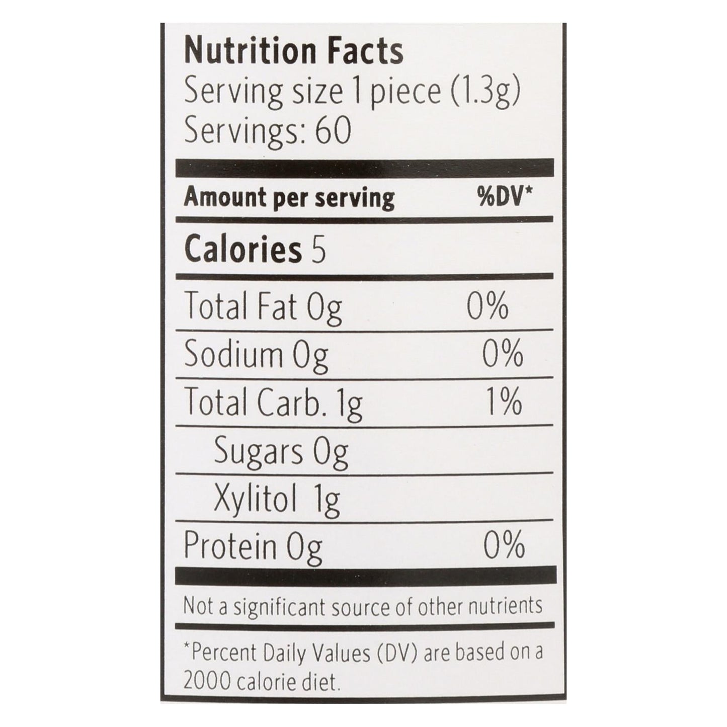 Xylichew Sugar-Free Spearmint Chewing Gum (240 Pieces, Pack of 4)