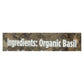 Spicely Organics Organic Basil, Case of 3, 0.5 Oz