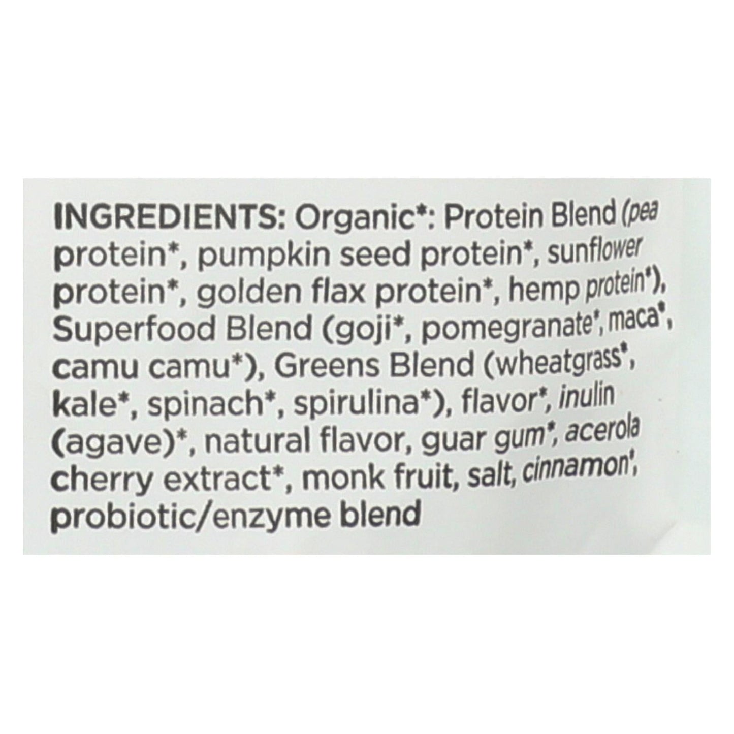 Navitas Organics Essential Blend of Vanilla & Greens (Pack of 6 - 8.4 Oz.)