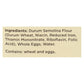 Al Dente Pappardelle Golden Egg Pasta, 12 oz., Pack of 6