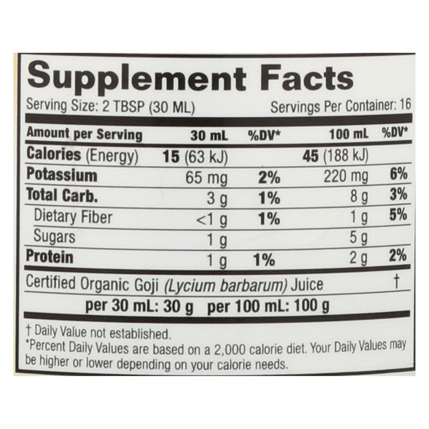 Dynamic Health Certified Organic Goji Berry Gold Juice, 16 Fl Oz