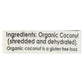 Let's Do Organics Shredded Coconut Unsweetened 8 Oz. (Pack of 12)