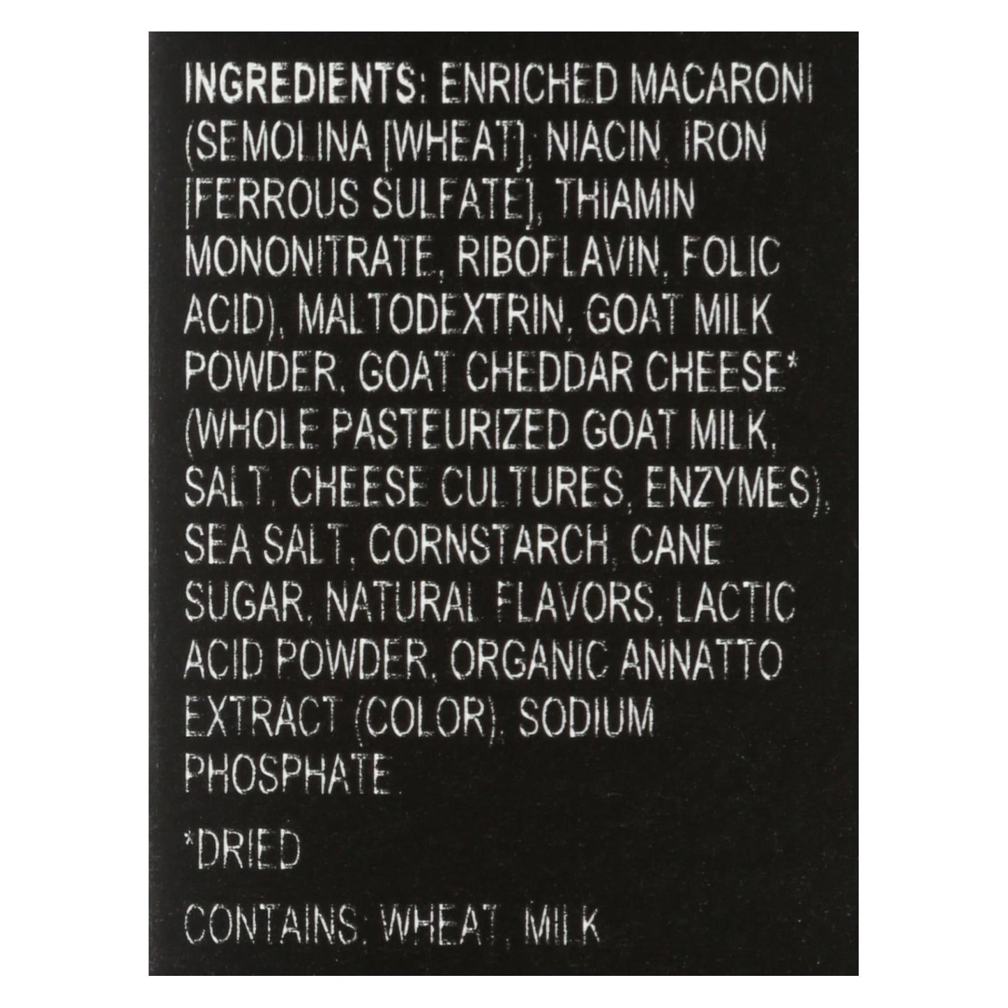 Funny Farm La Loo's Temperature Controlled Goat Cheddar Macaroni & Cheese (Pack of 8 - 6 Oz.)