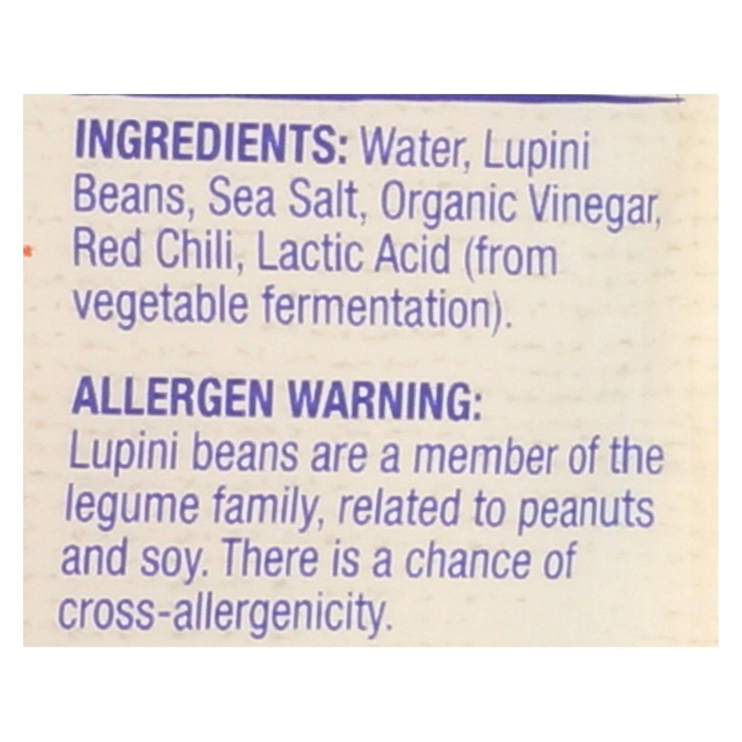 Brami Lupini Beans - 8 Pack, Fiery Hot Pepper Flavor
