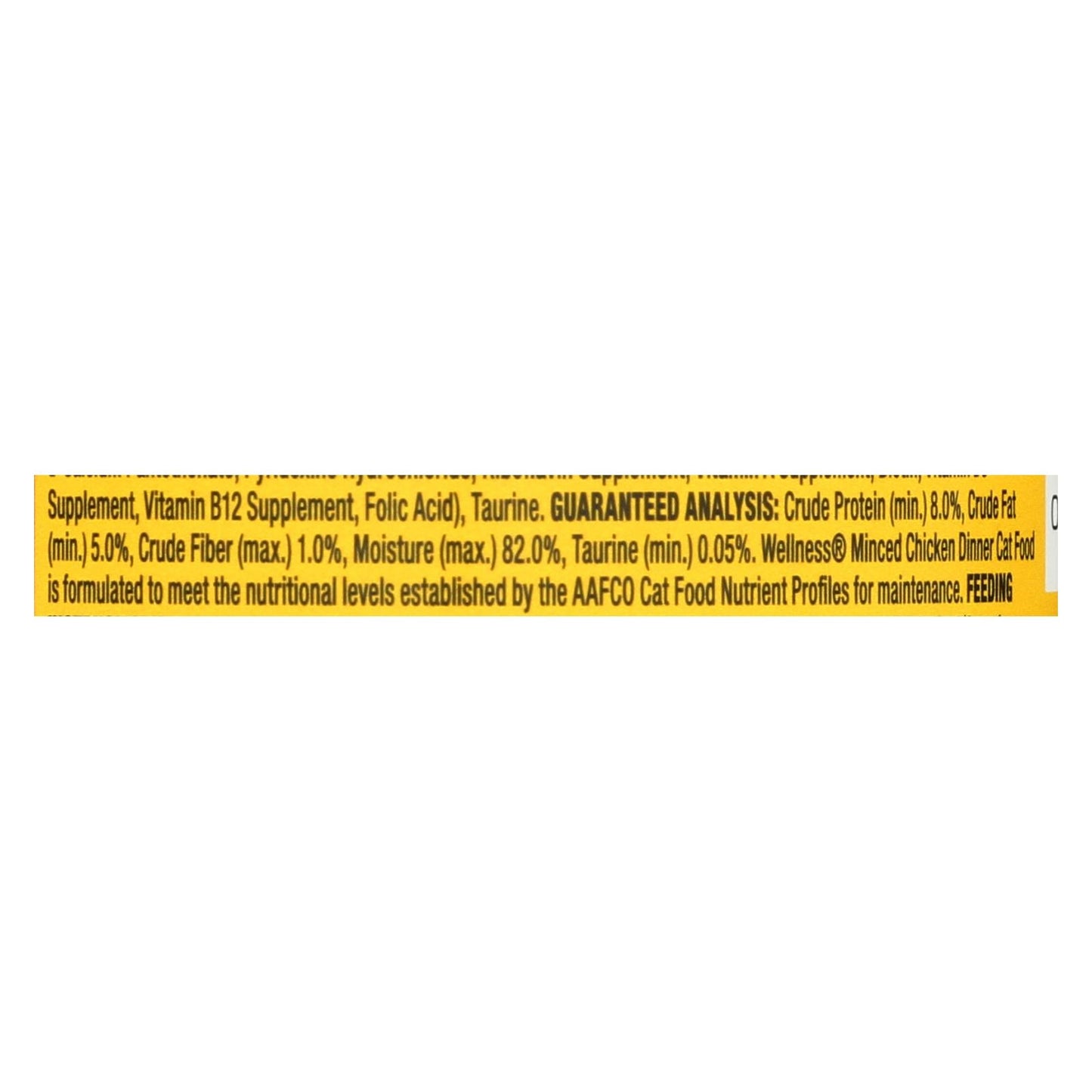 Wellness Pet Products Cat Food - Chicken Dinner (Pack of 24) - 3 Oz.