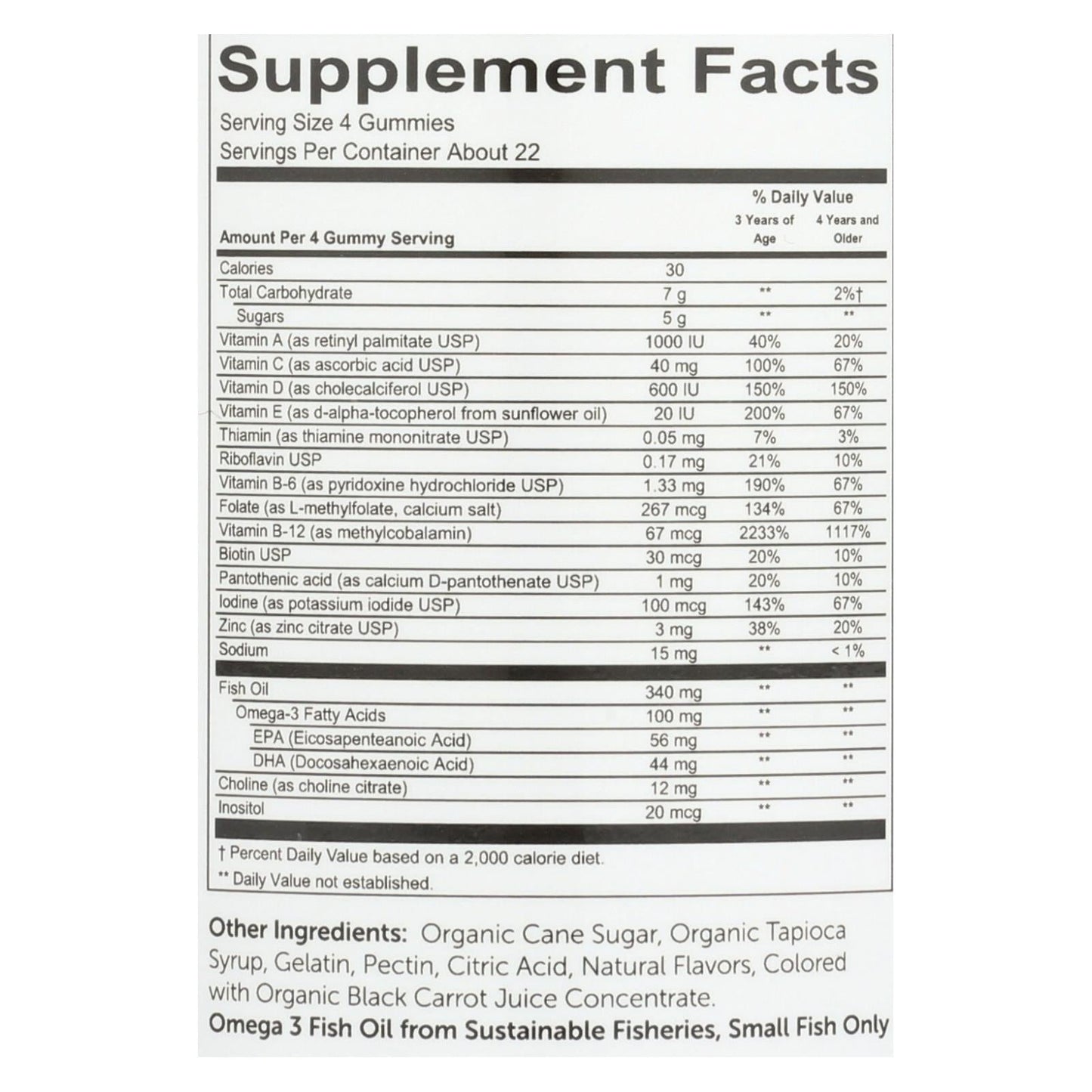 SmartyPants Kids Complete Multivitamin (90 Count)