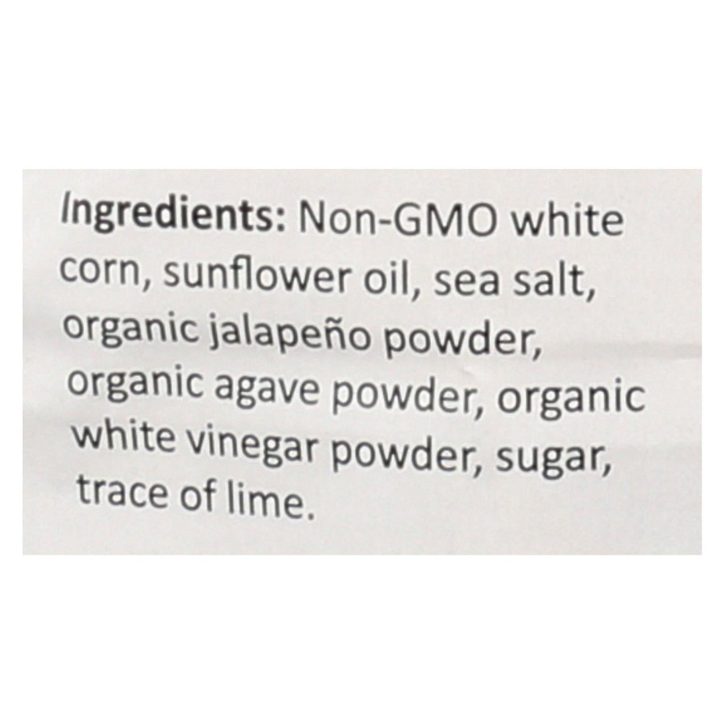 Mi Nina's Jalapeño Agave White Corn Tortilla Chips (Pack of 9 - 12 Oz.)