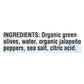 Mediterranean Stuffed Green Jalapeno Olives - 8.5 oz, Case of 12