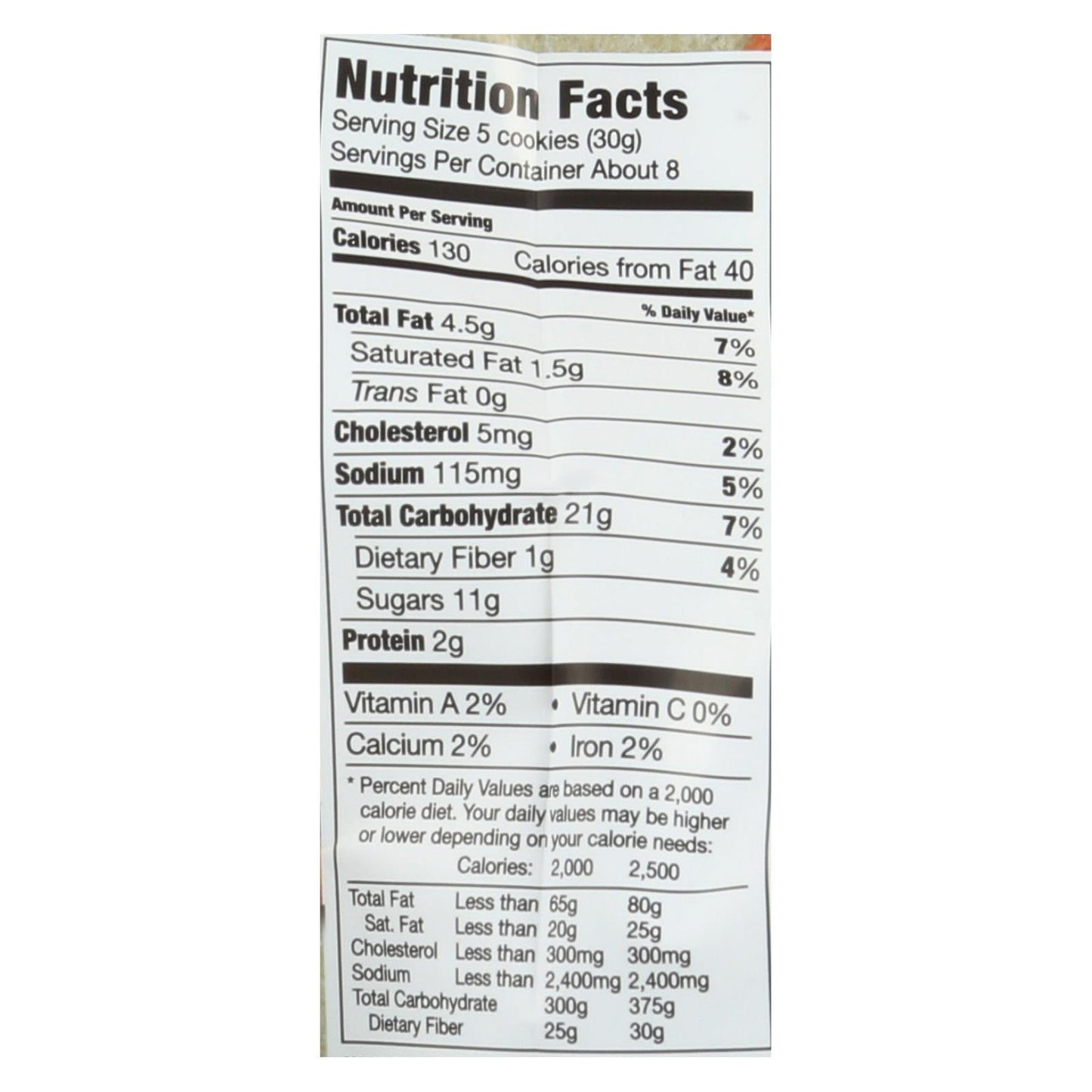 Gluten-Free Chocolate Chip Cookies by Mi-Del (Pack of 8)