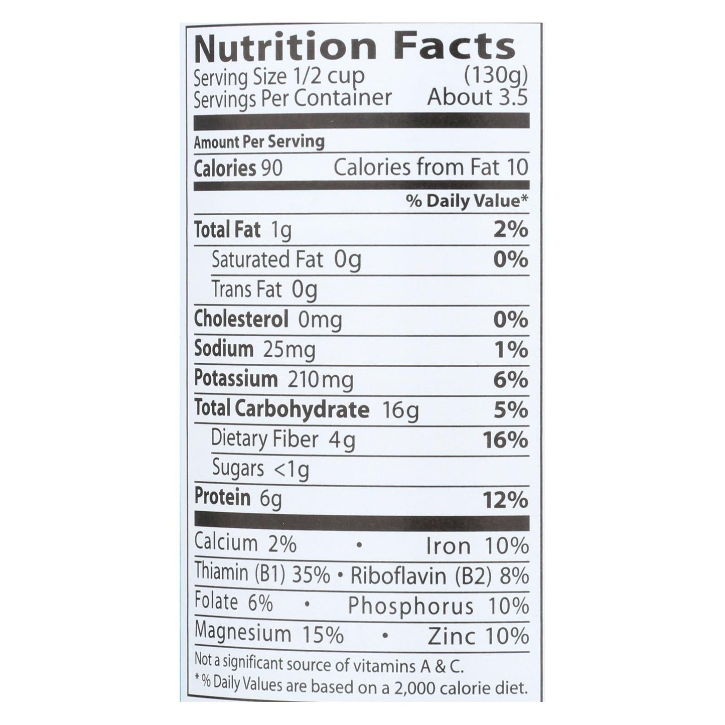 Eden Foods Organic Black Eyed Peas, 15 Oz. (Pack of 12)