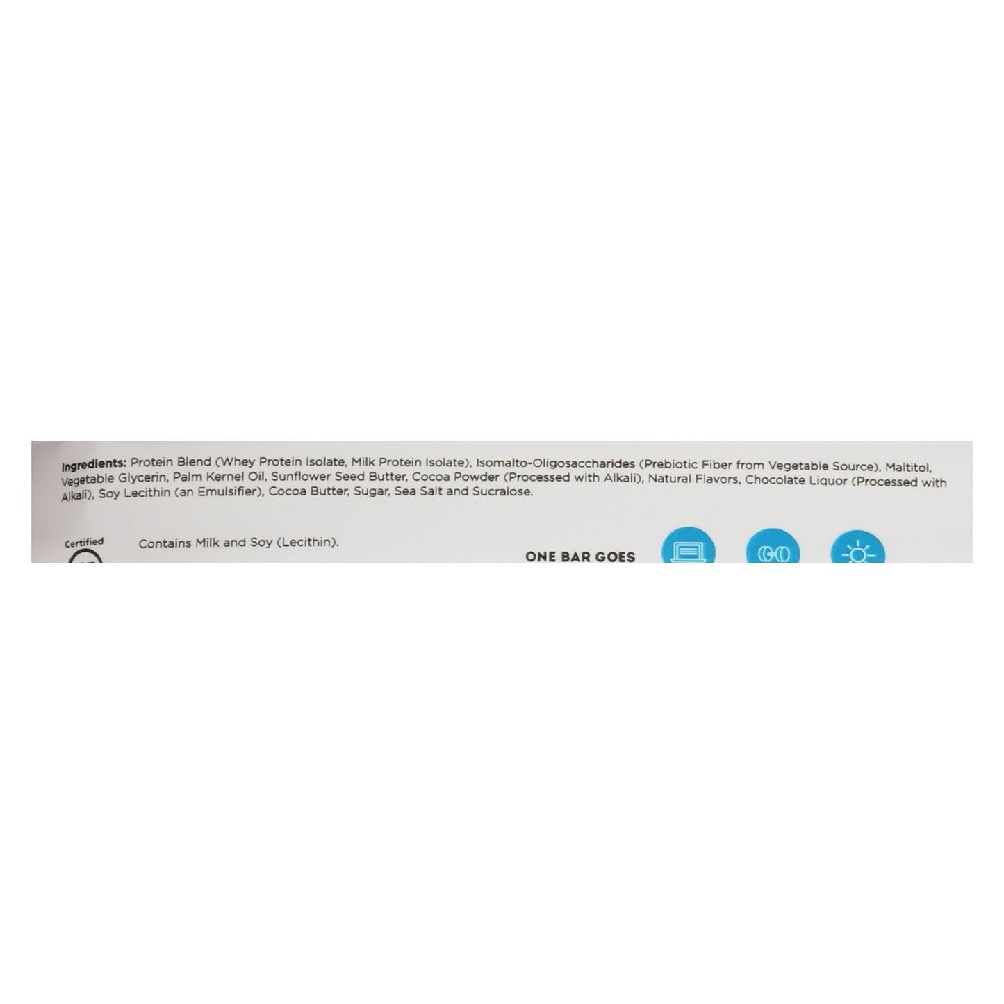 One Chocolate Chip Cookie Dough Flavored Protein Bar (Pack of 12 - 60 Grams)