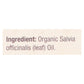 Nature's Answer Organic Sage Essential Oil (0.5 Oz.)