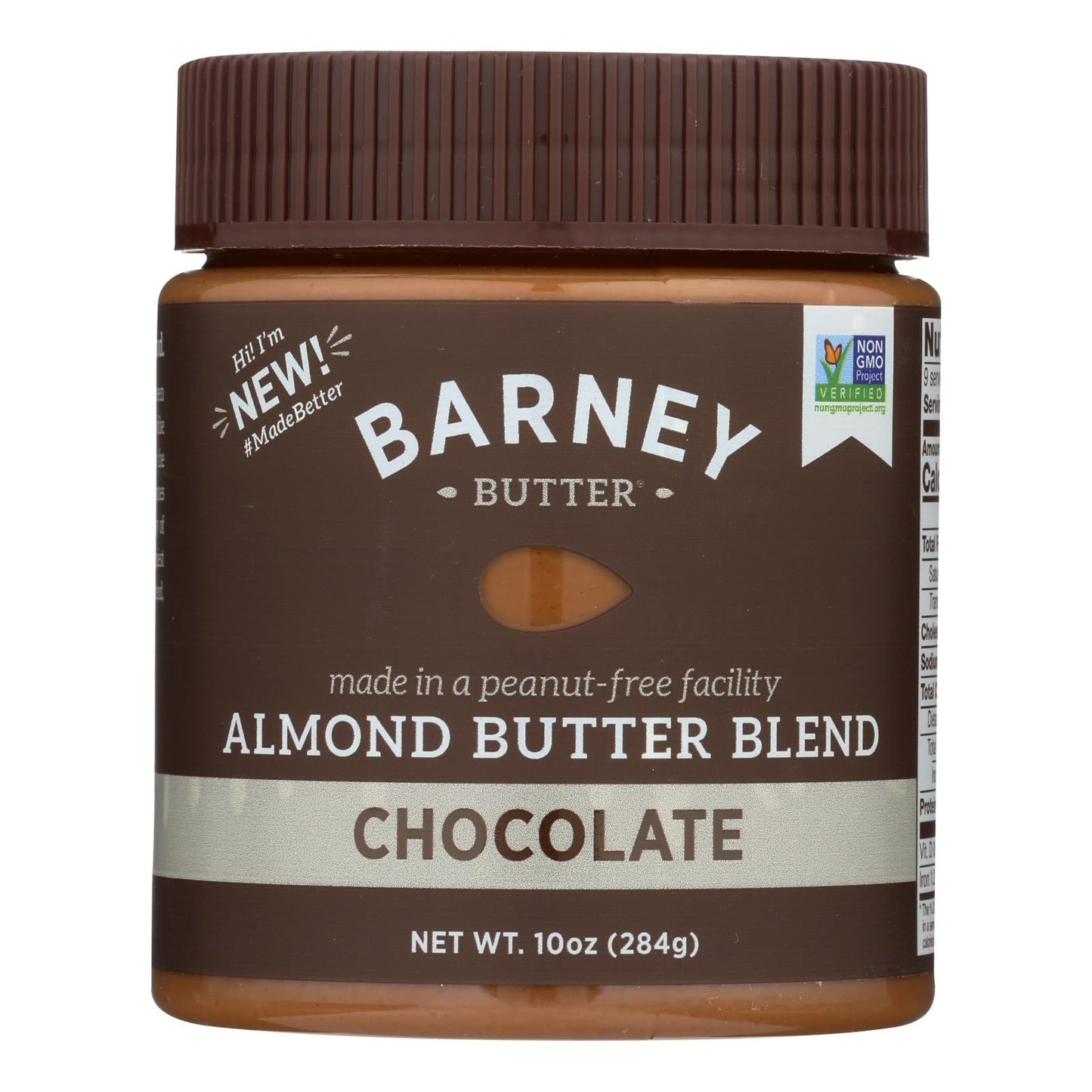 Barney Butter Chocolate Almond Blend (Pack of 6 - 10 Oz.)