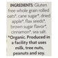 Nature's Path Organic Hot Oatmeal: Spiced Apple with Flax, 11.3 Oz (Pack of 6)