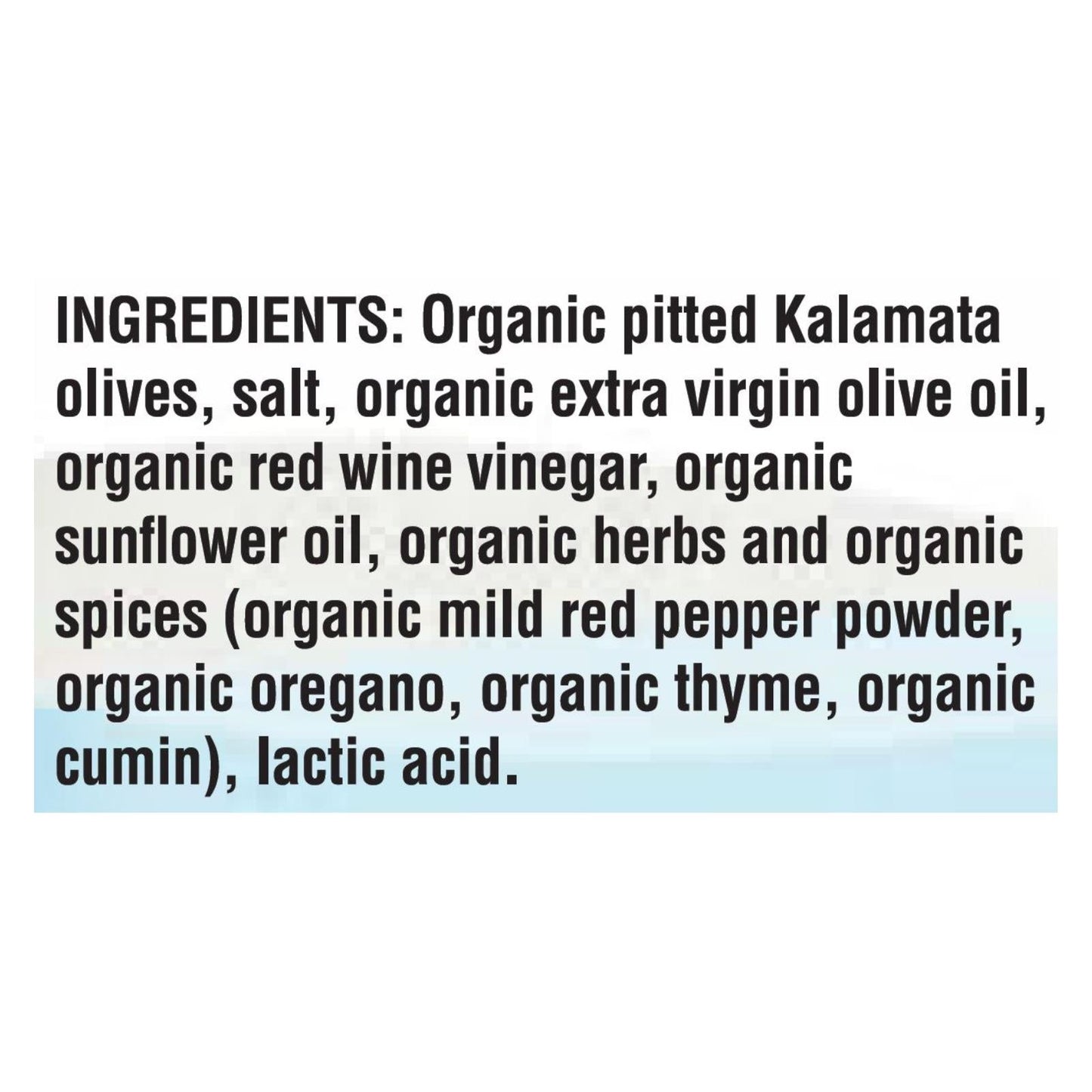 Mediterranean Organic Kalamata Pitted Olives with Herbs & Spices 12-Pack 2.5 Oz