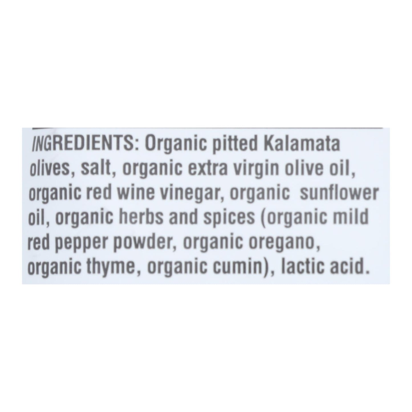 Mediterranean Organic Kalamata Pitted Olives with Herbs & Spices 12-Pack 2.5 Oz