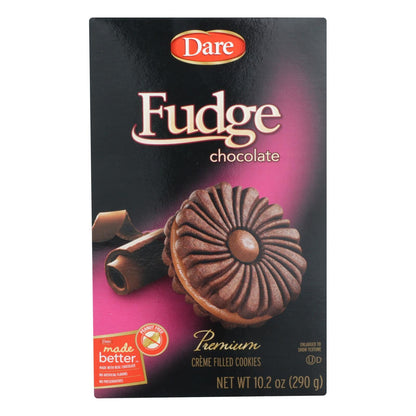 Dare Chocolate Fudge Cookies - 10.2 Oz, Case of 12