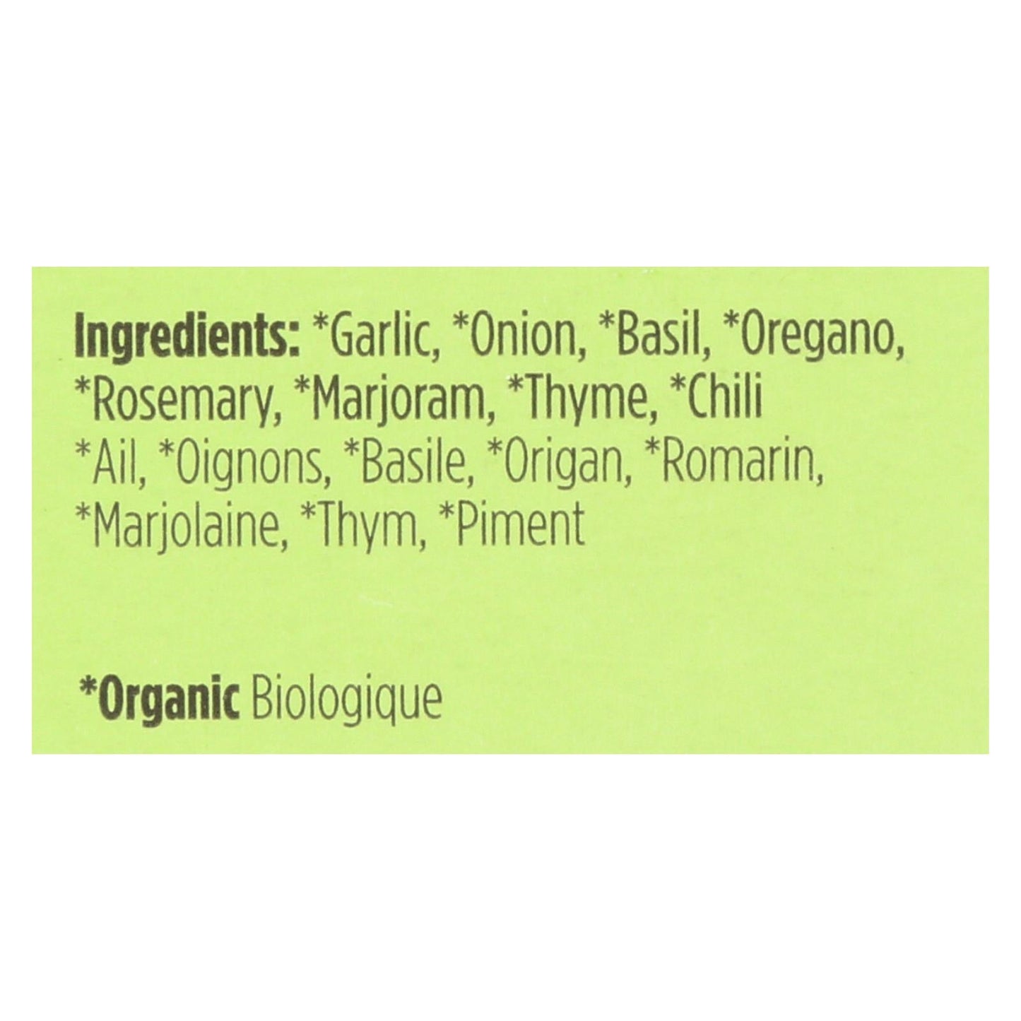 Spicely Organics Italian Seasoning | 6 Count 0.1 Oz. Packs