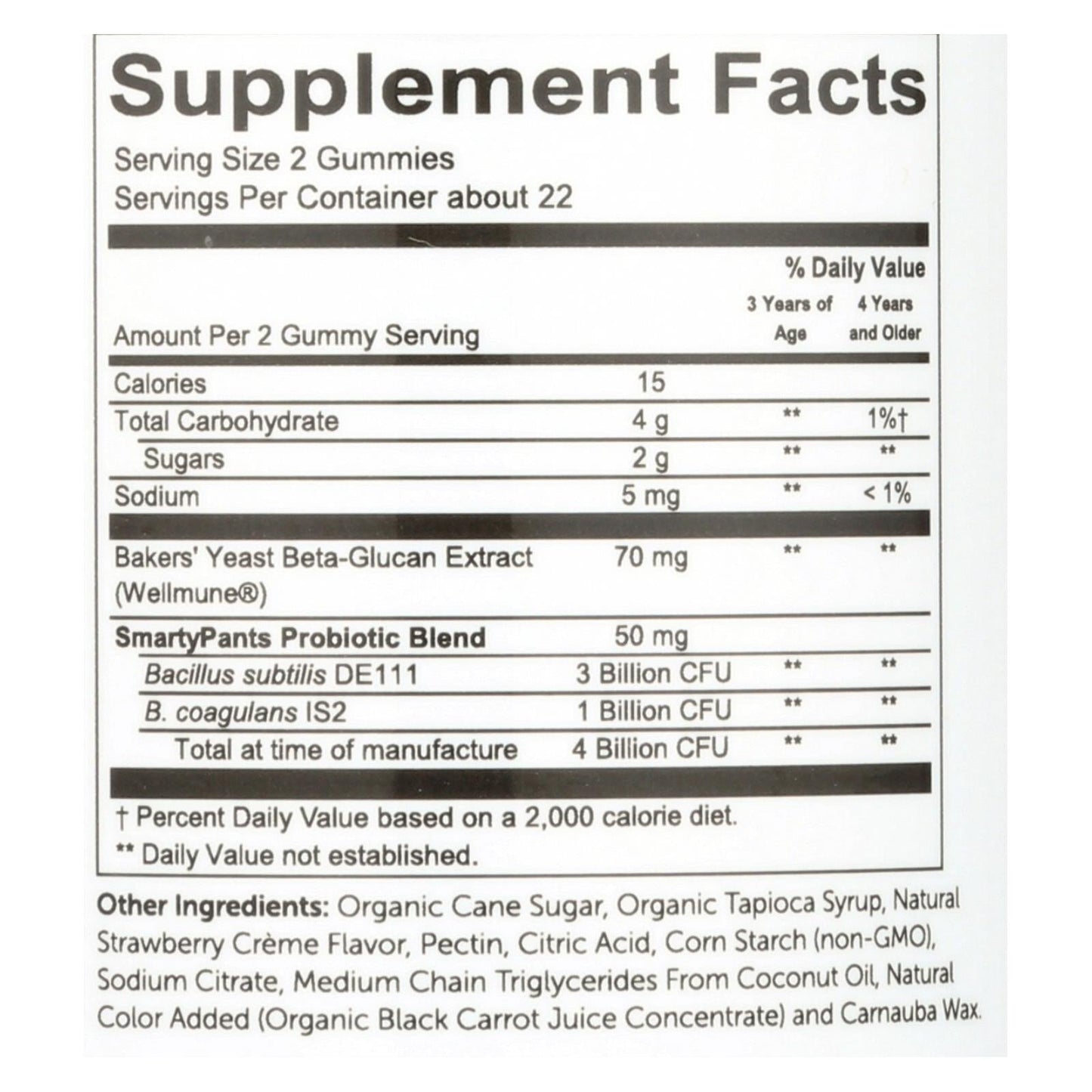 SmartyPants Kids Probiotic Complete Gummies for Digestive Health (45 Count)