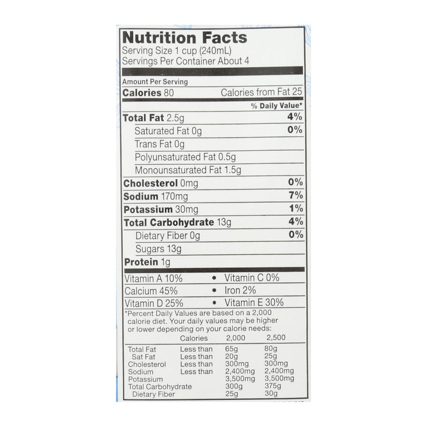 So Delicious Dairy-Free Almond Milk (Pack of 6) - Vanilla - 32 Oz.