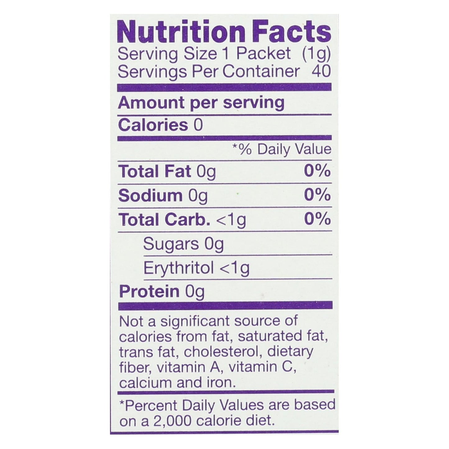 Pyure Organic Stevia Granular Sweetener, 6 x 1.41 Oz.