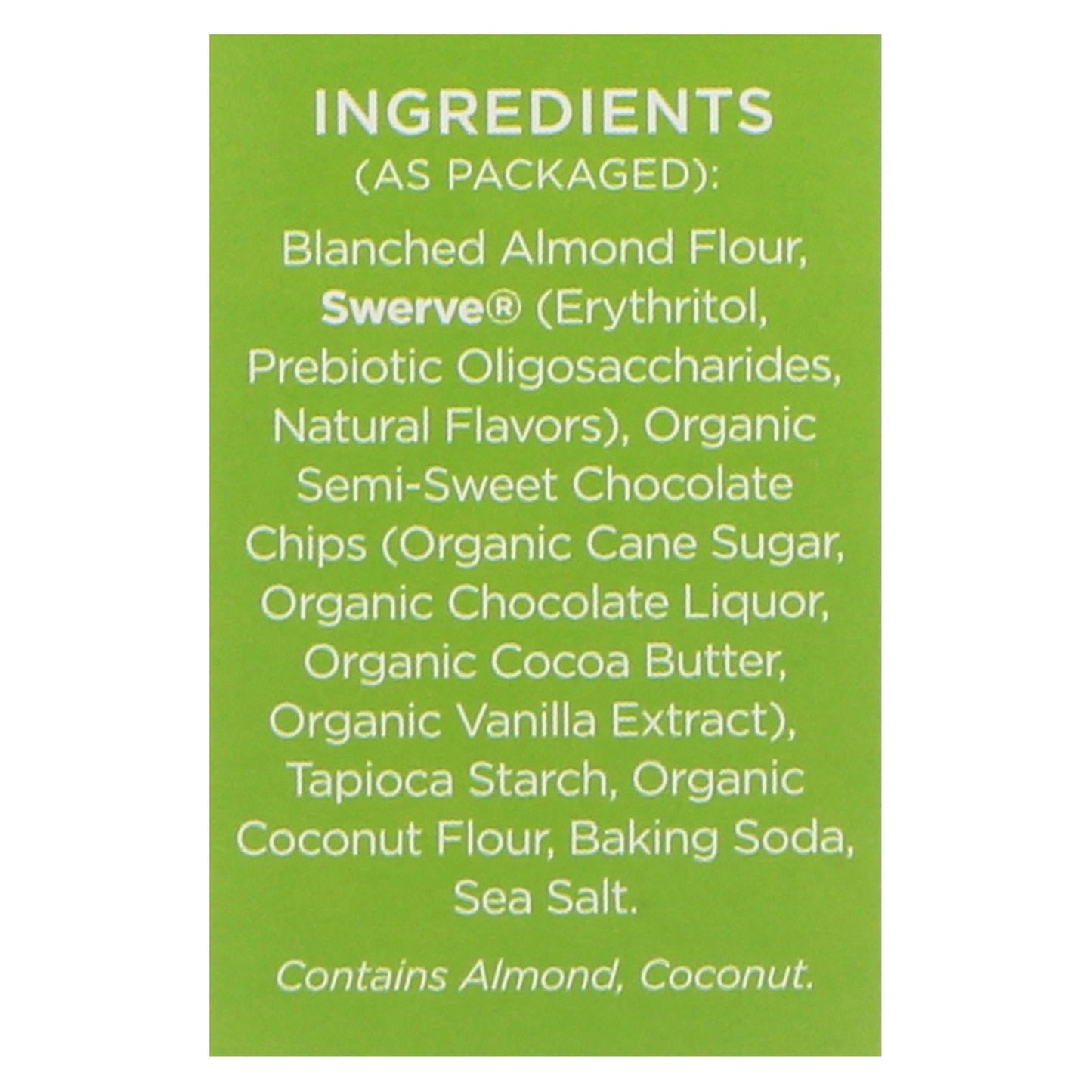 Swerve Sweets Chocolate Chip Cookie Mix (6 Pack - 9.3 Oz.)