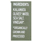 Gaea Organic Kalamata Pitted Olives: Savor the Mediterranean Delights in a Convenient 8-Pack