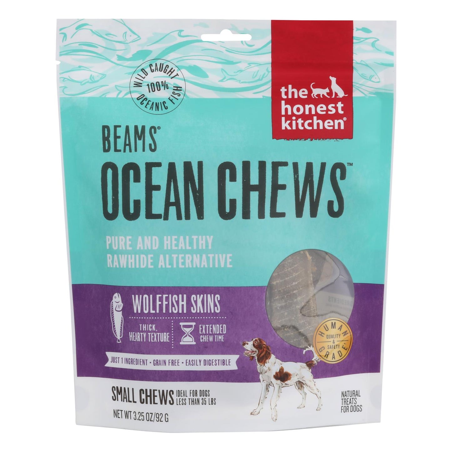 The Honest Kitchen Dog Treats - Beams Smalls Fish Skin - 3.25 Oz. - Case of 6"