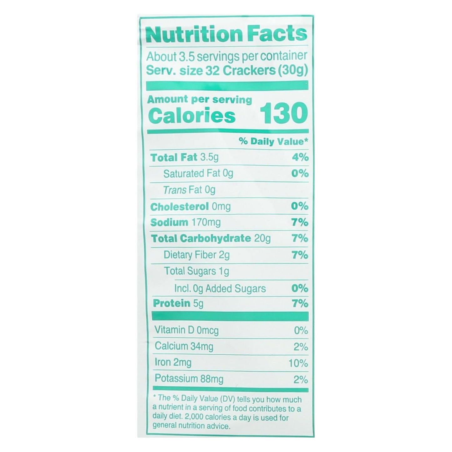Crunchmaster Protein Crackers - Sea Salt - 3.54 Oz. (Pack of 12)