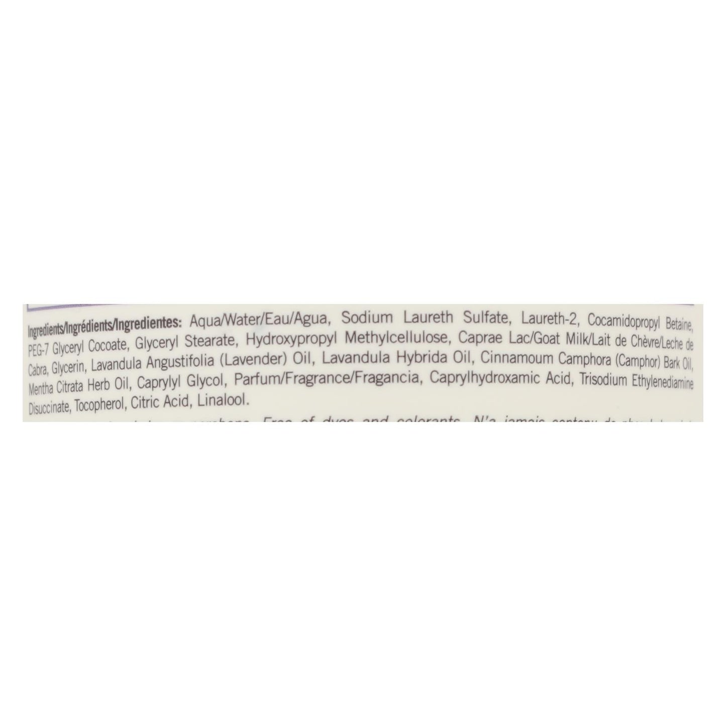 Nature By Canus Goats Milk Bath Foam Lavender (27.1 Fl Oz)