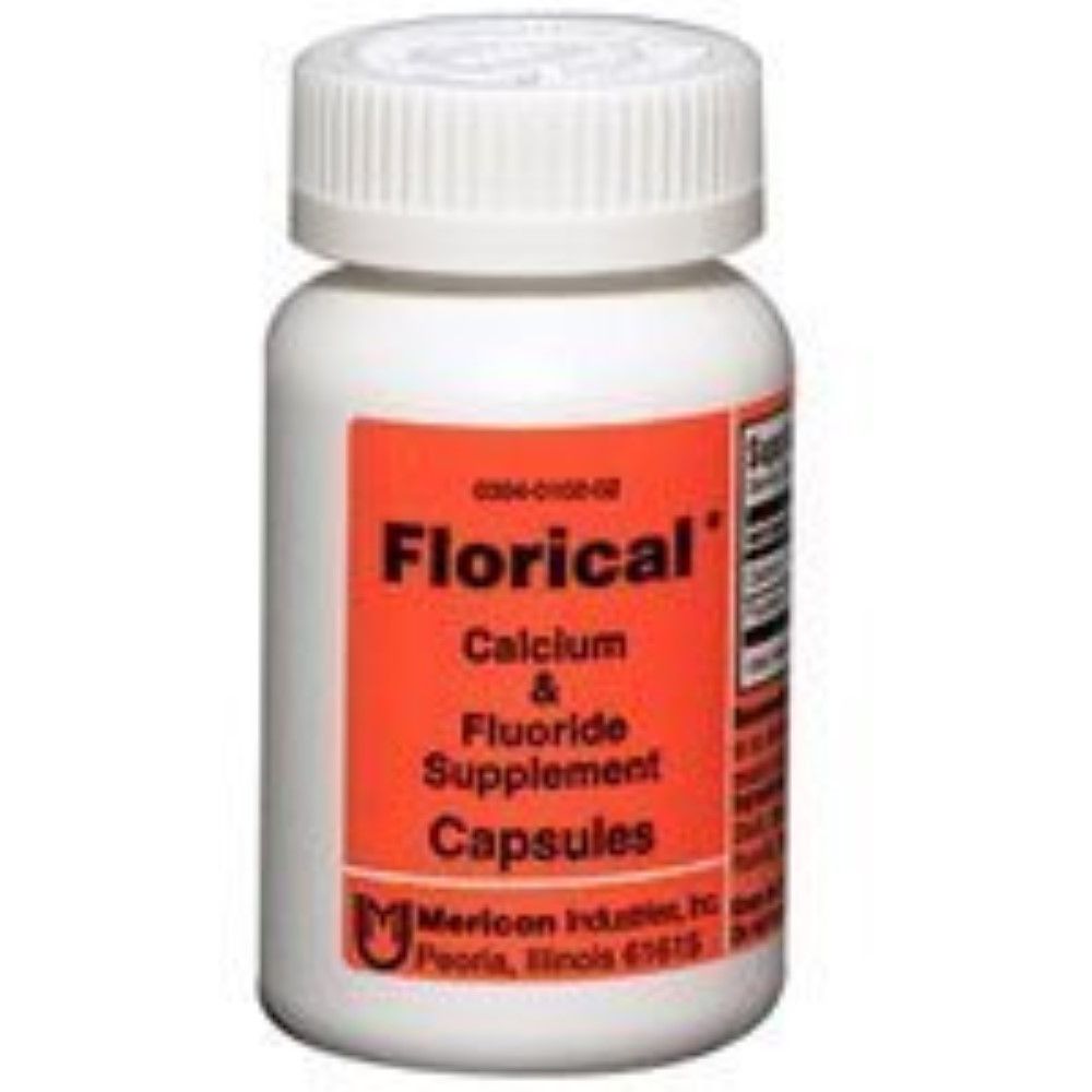 Florical Calcio Y Flúor 500 Cápsulas