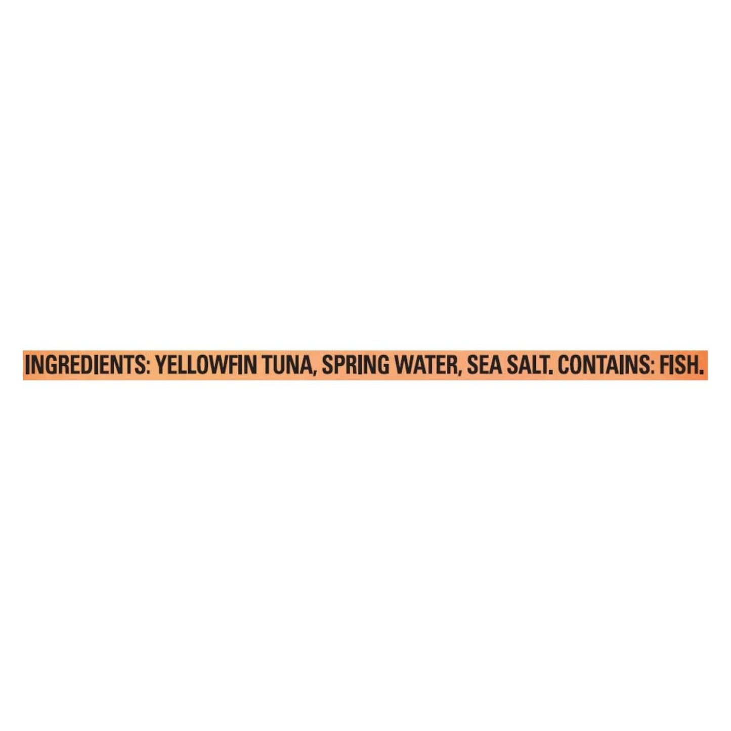 Wild Yellowfin Tuna, Natural Sea Salted Chunk Light (Pack of 12 - 5 Oz.)