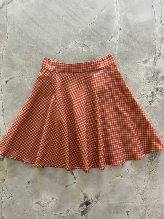 Checkered Skater Skirt - XL only