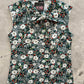 Winter Floral Bow Top