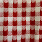Red Check Kitties Skater Skirt