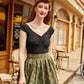 Green Plaid Doris Skirt