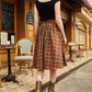 Red Plaid Doris Skirt