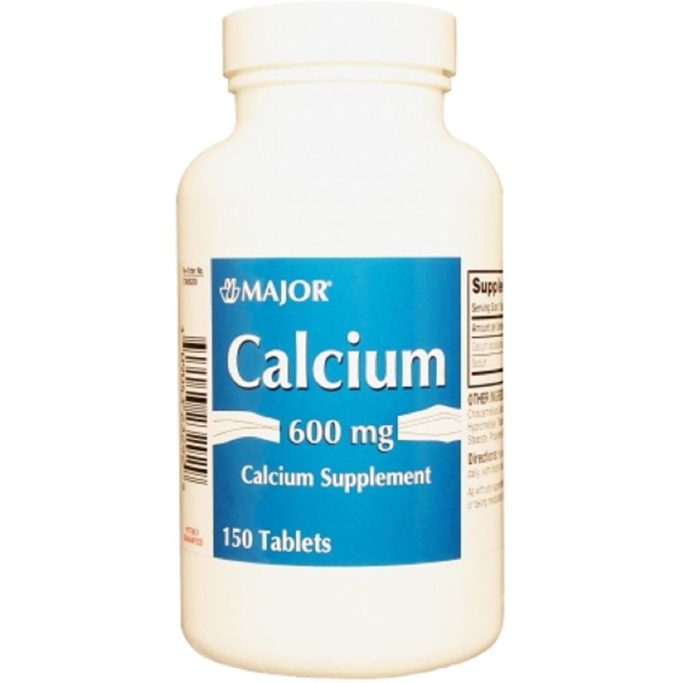 Major® Calcium Carbonate 600 mg – Bone Health Supplement (150 Tablets)