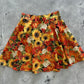 Sunflower & Pumpkin Skater Skirt