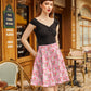 Santa Mugs Skater Skirt