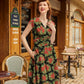 Poinsettia Greta Dress