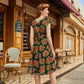Poinsettia Greta Dress