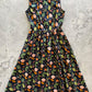 Woodland Midi Dress in Navy