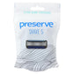 Preserve Razor Blades Popi 5 Refill, Pack of 6, 4 Ct