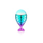 Gradient Electroplating Mermaid Makeup Brush Beauty Makeup Tool Set