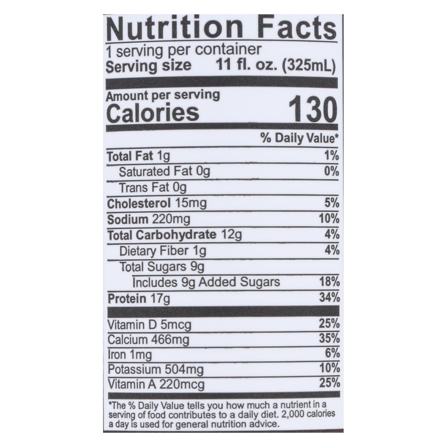 Slate Milk 11 Fl Oz Chocolate Milk (Pack of 12) Aseptic Lf